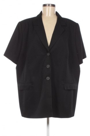 Γυναικείο σακάκι, Μέγεθος 4XL, Χρώμα Μαύρο, Τιμή 26,28 €