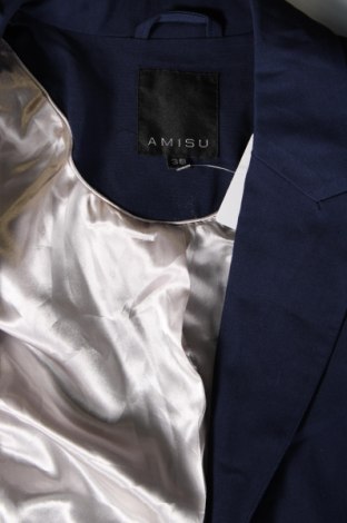 Γυναικείο σακάκι Amisu, Μέγεθος M, Χρώμα Μπλέ, Τιμή 12,25 €