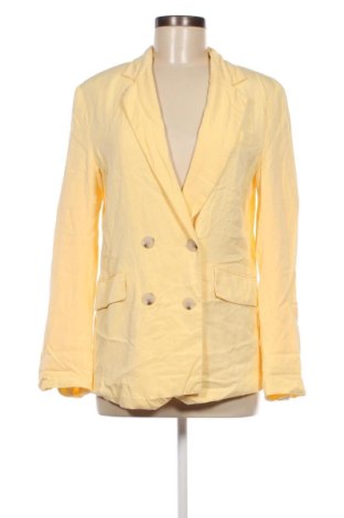 Дамско сако Bershka, Размер S, Цвят Жълт, Цена 24,20 лв.