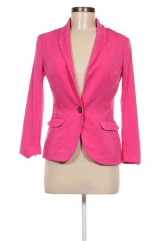 Дамско сако H&M, Размер XS, Цвят Розов, Цена 24,20 лв.