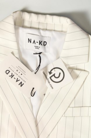 Γυναικείο σακάκι NA-KD, Μέγεθος XL, Χρώμα Λευκό, Τιμή 35,31 €