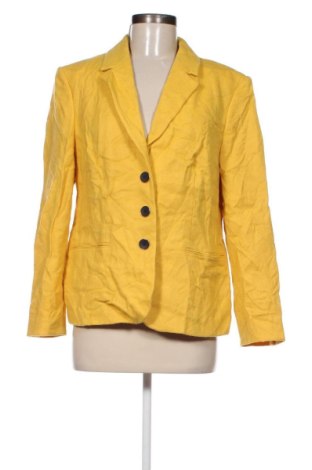 Γυναικείο σακάκι Peter Hahn, Μέγεθος XL, Χρώμα Κίτρινο, Τιμή 52,43 €