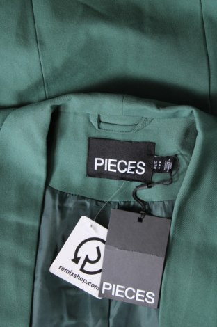 Дамско сако Pieces, Размер M, Цвят Зелен, Цена 46,50 лв.