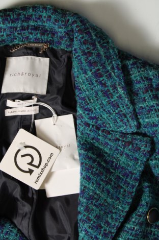 Γυναικείο σακάκι Rich & Royal, Μέγεθος XS, Χρώμα Μπλέ, Τιμή 72,86 €