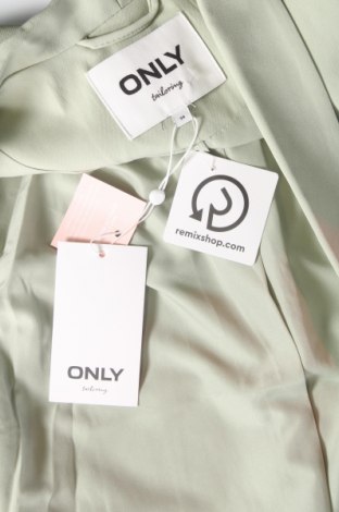 Γυναικείο σακάκι ONLY, Μέγεθος XS, Χρώμα Πράσινο, Τιμή 23,97 €