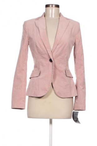 Дамско сако Zara, Размер M, Цвят Розов, Цена 26,40 лв.