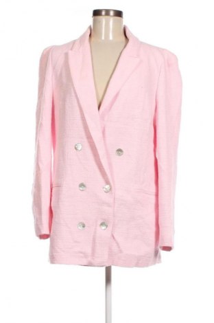 Дамско сако Zara, Размер L, Цвят Розов, Цена 48,00 лв.