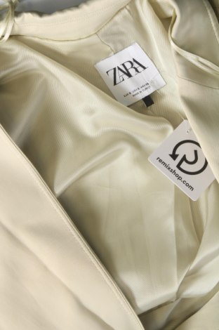 Дамско сако Zara, Размер S, Цвят Бежов, Цена 48,29 лв.