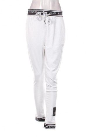 Γυναικείο αθλητικό παντελόνι Gianni Kavanagh, Μέγεθος XL, Χρώμα Λευκό, Τιμή 14,38 €