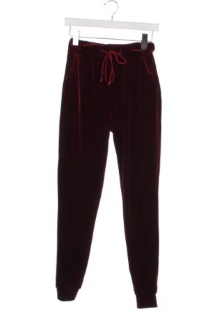 Pantaloni trening de femei SHEIN, Mărime XS, Culoare Roșu, Preț 52,46 Lei
