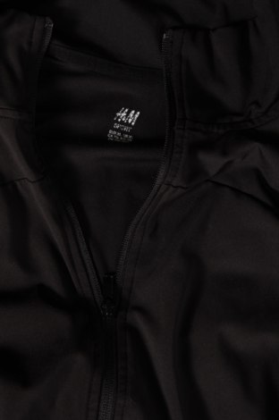 Дамско спортно горнище H&M Sport, Размер XL, Цвят Черен, Цена 21,45 лв.