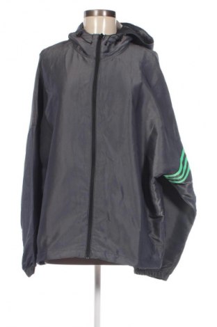 Γυναικείο μπουφάν Adidas, Μέγεθος L, Χρώμα Γκρί, Τιμή 51,60 €