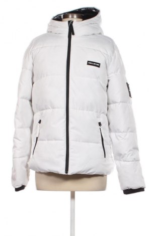 Γυναικείο μπουφάν Hollister, Μέγεθος M, Χρώμα Λευκό, Τιμή 53,20 €