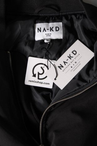 Γυναικείο μπουφάν NA-KD, Μέγεθος L, Χρώμα Μαύρο, Τιμή 32,16 €