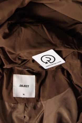 Γυναικείο μπουφάν Object, Μέγεθος XL, Χρώμα Καφέ, Τιμή 53,20 €