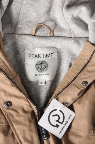 Γυναικείο μπουφάν Peak Time, Μέγεθος M, Χρώμα  Μπέζ, Τιμή 16,92 €