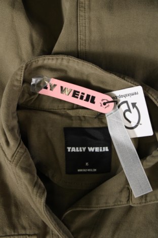 Γυναικείο μπουφάν Tally Weijl, Μέγεθος XS, Χρώμα Πράσινο, Τιμή 20,24 €