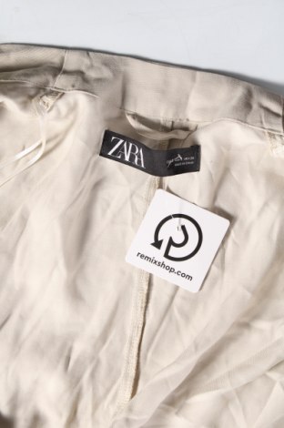 Дамско яке Zara, Размер S, Цвят Бежов, Цена 37,99 лв.