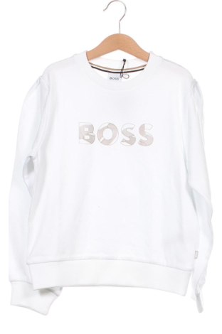 Детска блуза BOSS, Размер 8-9y/ 134-140 см, Цвят Бял, Цена 83,00 лв.