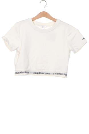 Bluză pentru copii Calvin Klein Jeans, Mărime 15-18y/ 170-176 cm, Culoare Alb, Preț 163,16 Lei