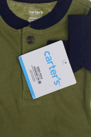 Bluză pentru copii Carter's, Mărime 0-1m/ 50 cm, Culoare Verde, Preț 34,11 Lei