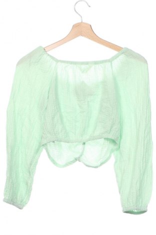 Dziecięca bluzka H&M, Rozmiar 9-10y/ 140-146 cm, Kolor Zielony, Cena 19,35 zł