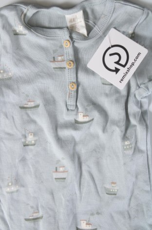 Dziecięca bluzka H&M, Rozmiar 6-9m/ 68-74 cm, Kolor Niebieski, Cena 26,97 zł