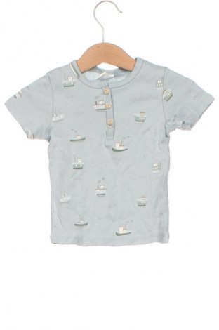 Dziecięca bluzka H&M, Rozmiar 6-9m/ 68-74 cm, Kolor Niebieski, Cena 15,37 zł