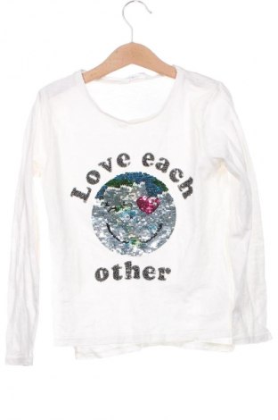 Kinder Shirt H&M, Größe 6-7y/ 122-128 cm, Farbe Weiß, Preis € 5,56