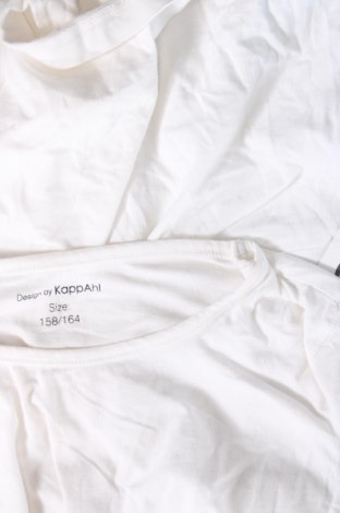 Kinder Shirt KappAhl, Größe 12-13y/ 158-164 cm, Farbe Weiß, Preis 7,66 €