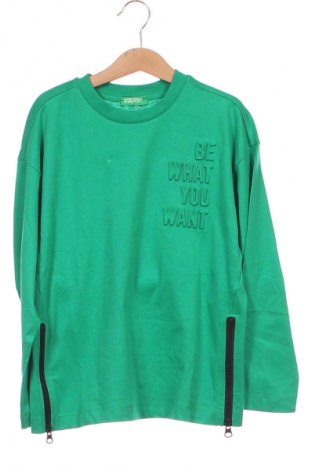Bluză pentru copii United Colors Of Benetton, Mărime 7-8y/ 128-134 cm, Culoare Verde, Preț 134,21 Lei