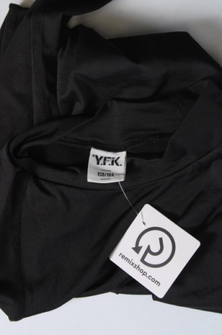 Детска блуза Y.F.K., Размер 12-13y/ 158-164 см, Цвят Черен, Цена 12,26 лв.