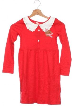 Детска рокля H&M, Размер 6-7y/ 122-128 см, Цвят Червен, Цена 31,85 лв.