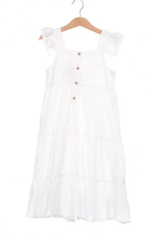 Детска рокля Mango, Размер 6-7y/ 122-128 см, Цвят Бял, Цена 44,25 лв.