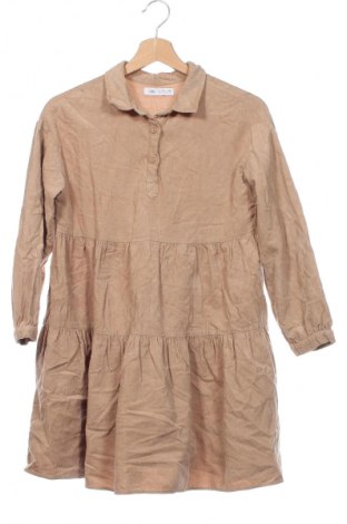 Kinderkleid Zara, Größe 11-12y/ 152-158 cm, Farbe Beige, Preis 14,54 €