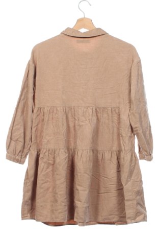 Kinderkleid Zara, Größe 11-12y/ 152-158 cm, Farbe Beige, Preis 13,22 €