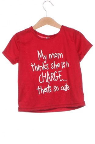 Tricou pentru copii, Mărime 18-24m/ 86-98 cm, Culoare Roșu, Preț 25,52 Lei