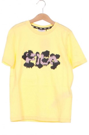 Детска тениска FILA, Размер 8-9y/ 134-140 см, Цвят Жълт, Цена 30,60 лв.