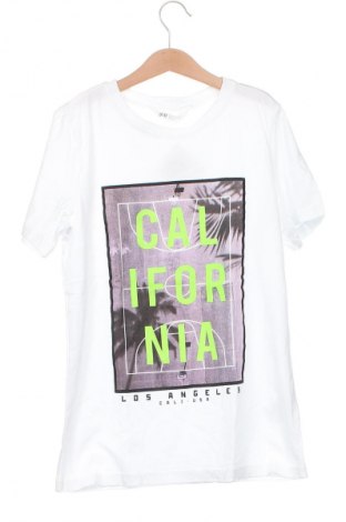 Kinder T-Shirt H&M, Größe 10-11y/ 146-152 cm, Farbe Weiß, Preis 6,00 €