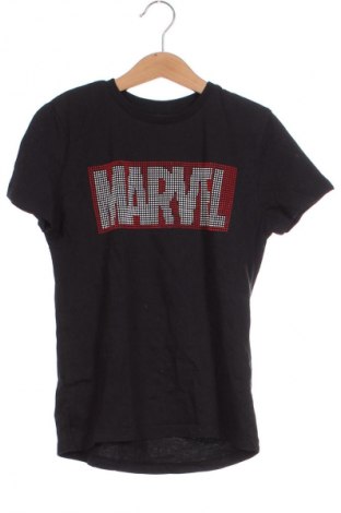 Детска тениска Marvel, Размер 7-8y/ 128-134 см, Цвят Черен, Цена 17,60 лв.