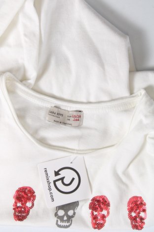 Tricou pentru copii Zara, Mărime 13-14y/ 164-168 cm, Culoare Alb, Preț 30,00 Lei
