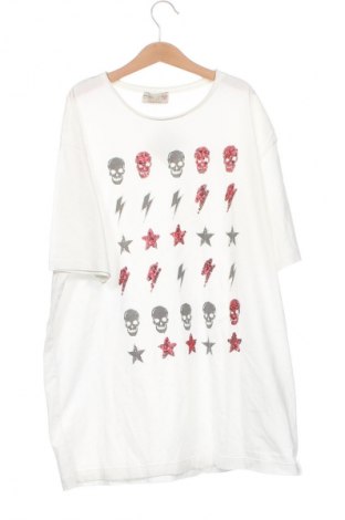 Kinder T-Shirt Zara, Größe 13-14y/ 164-168 cm, Farbe Weiß, Preis 6,02 €