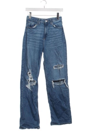 Dziecięce jeansy H&M, Rozmiar 14-15y/ 168-170 cm, Kolor Niebieski, Cena 51,18 zł