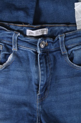 Dziecięce jeansy Zara, Rozmiar 13-14y/ 164-168 cm, Kolor Niebieski, Cena 23,03 zł