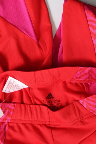 Colanți pentru copii Adidas, Mărime 13-14y/ 164-168 cm, Culoare Roșu, Preț 68,75 Lei
