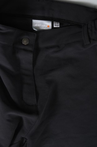 Детски панталон Icepeak, Размер 11-12y/ 152-158 см, Цвят Черен, Цена 35,00 лв.