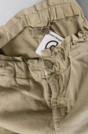 Dziecięce spodnie LC Waikiki, Rozmiar 7-8y/ 128-134 cm, Kolor Beżowy, Cena 27,52 zł