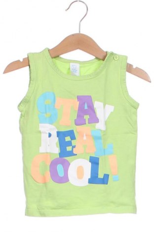 Μπλουζάκι αμάνικο παιδικό Baby Club, Μέγεθος 18-24m/ 86-98 εκ., Χρώμα Πράσινο, Τιμή 3,60 €