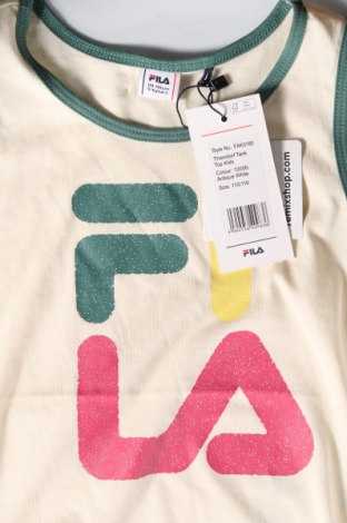 Μπλουζάκι αμάνικο παιδικό FILA, Μέγεθος 4-5y/ 110-116 εκ., Χρώμα Εκρού, Τιμή 10,52 €