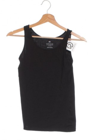 Μπλουζάκι αμάνικο παιδικό H&M, Μέγεθος 12-13y/ 158-164 εκ., Χρώμα Μαύρο, Τιμή 3,60 €